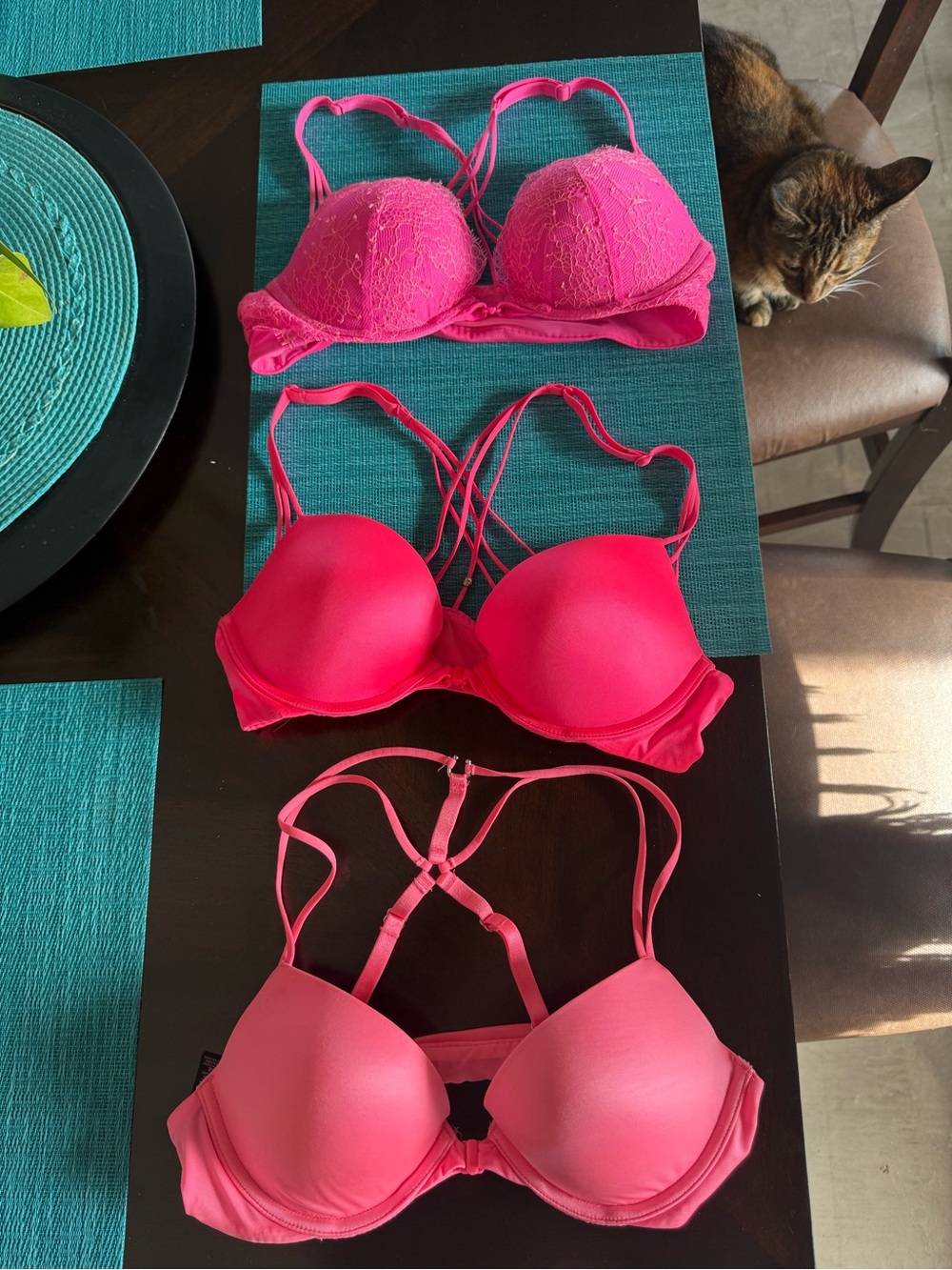Victoria’s Secret front clothes stray back bras 34B